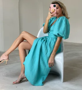 Elegantes halblanges Sommerkleid - TANIA