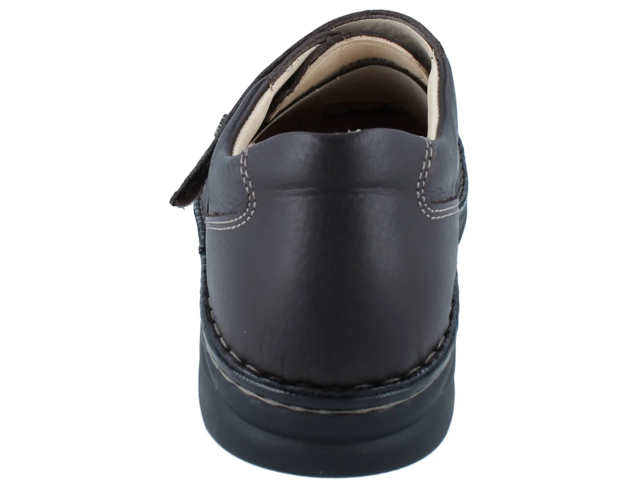FINN COMFORT Braga Herren Kletthalbschuhe braun Glattleder