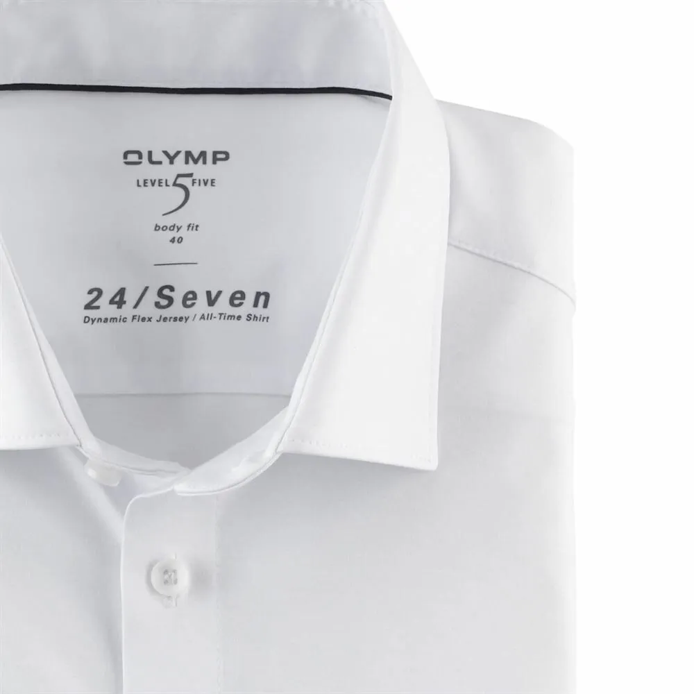 OLYMP Hemd Luxor, modern fit, 24/Seven, (Kurzarm, Jersey, New Kent)