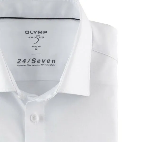 OLYMP Hemd Luxor, modern fit, 24/Seven, (Kurzarm, Jersey, New Kent)