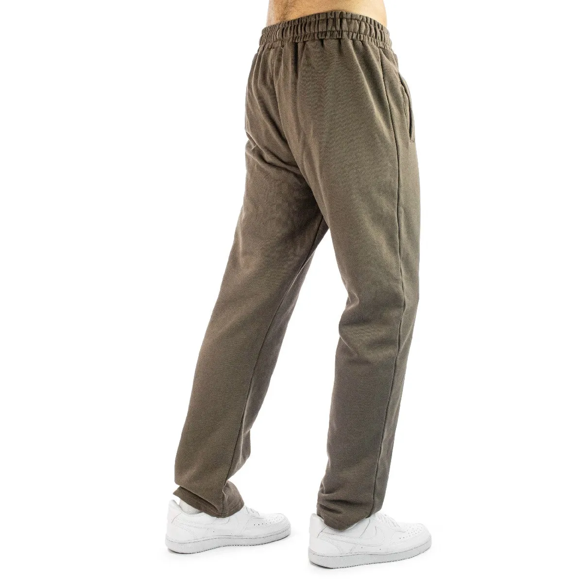 Pegador Logo Wide Sweat Pants Jogging Hose PGDR-1148-526/315 - braun gewaschen