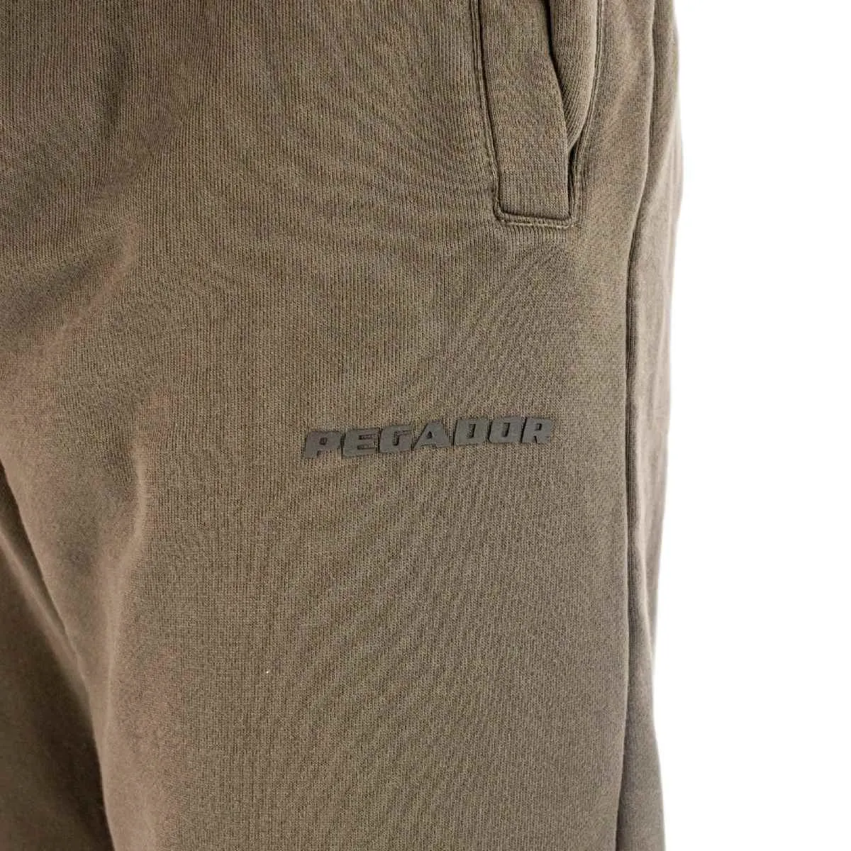 Pegador Logo Wide Sweat Pants Jogging Hose PGDR-1148-526/315 - braun gewaschen