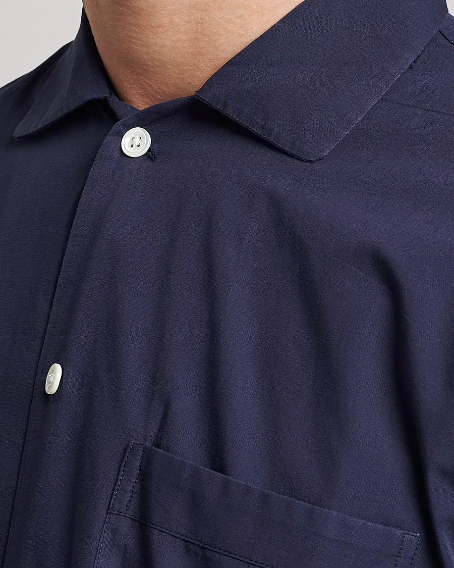 Poplin Pyjama Shirt True Navy