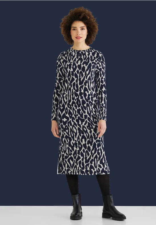 Street One Midikleid mit Allover-Print 