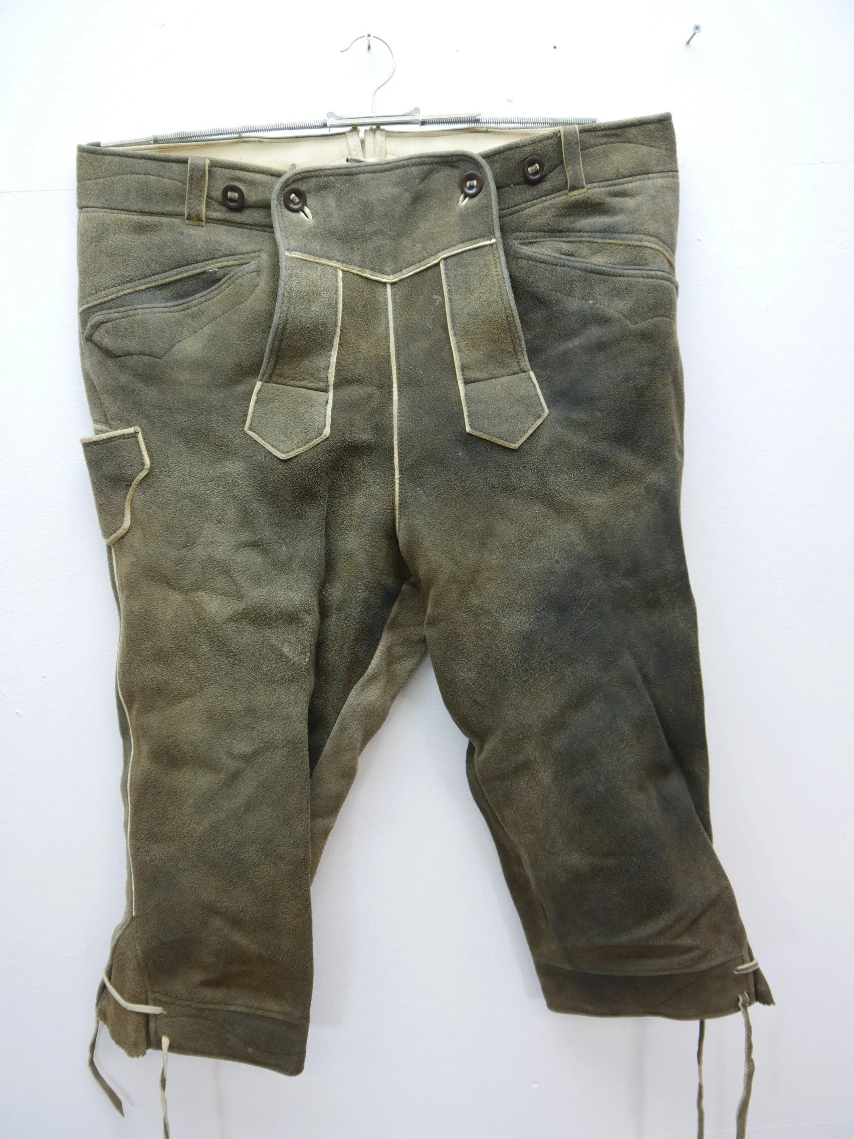 Säckler Lederhose butterweiches Hirschleder Krachlederne Kniebund Gr.54