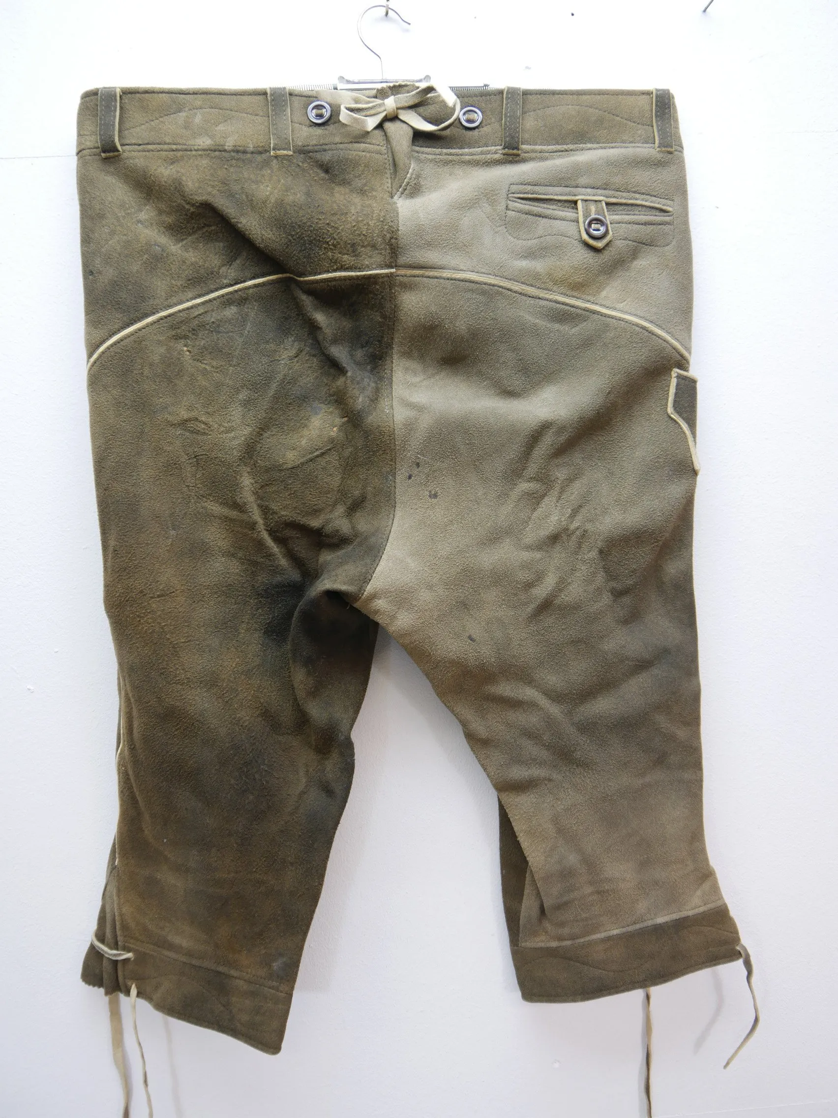 Säckler Lederhose butterweiches Hirschleder Krachlederne Kniebund Gr.54