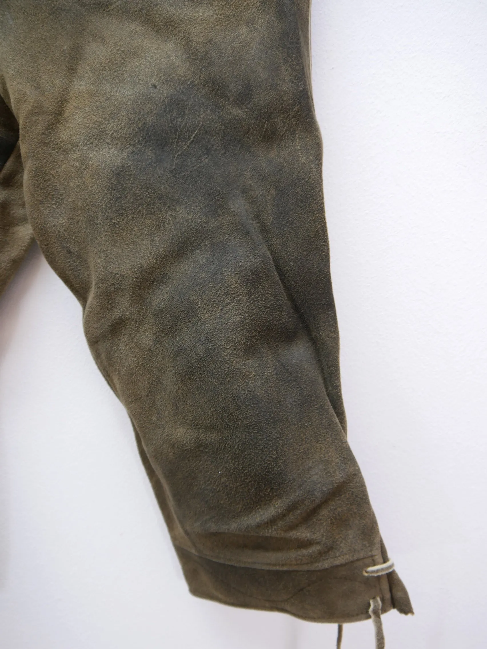 Säckler Lederhose butterweiches Hirschleder Krachlederne Kniebund Gr.54