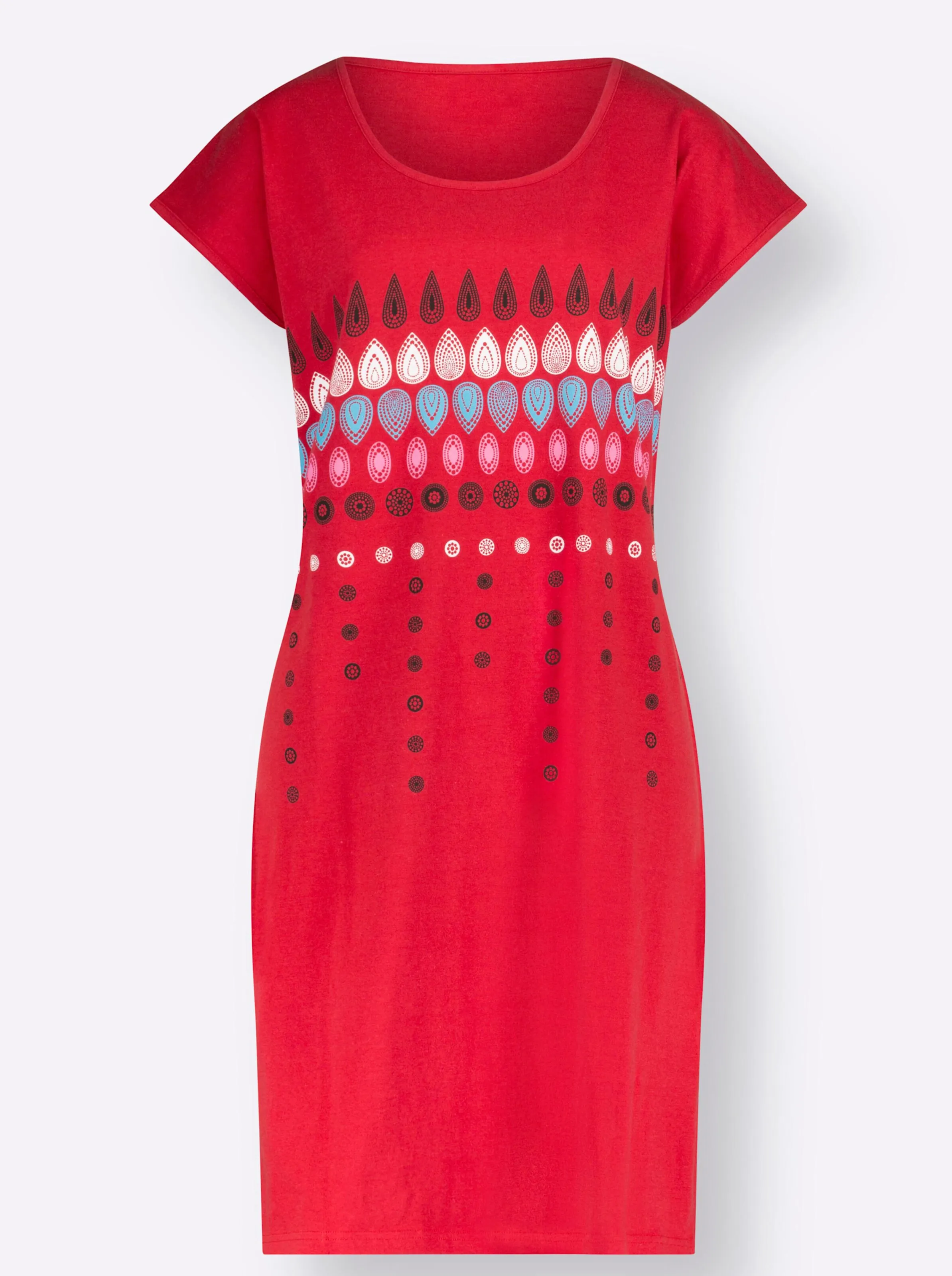 Top Ten Sommerkleid in marine + rot